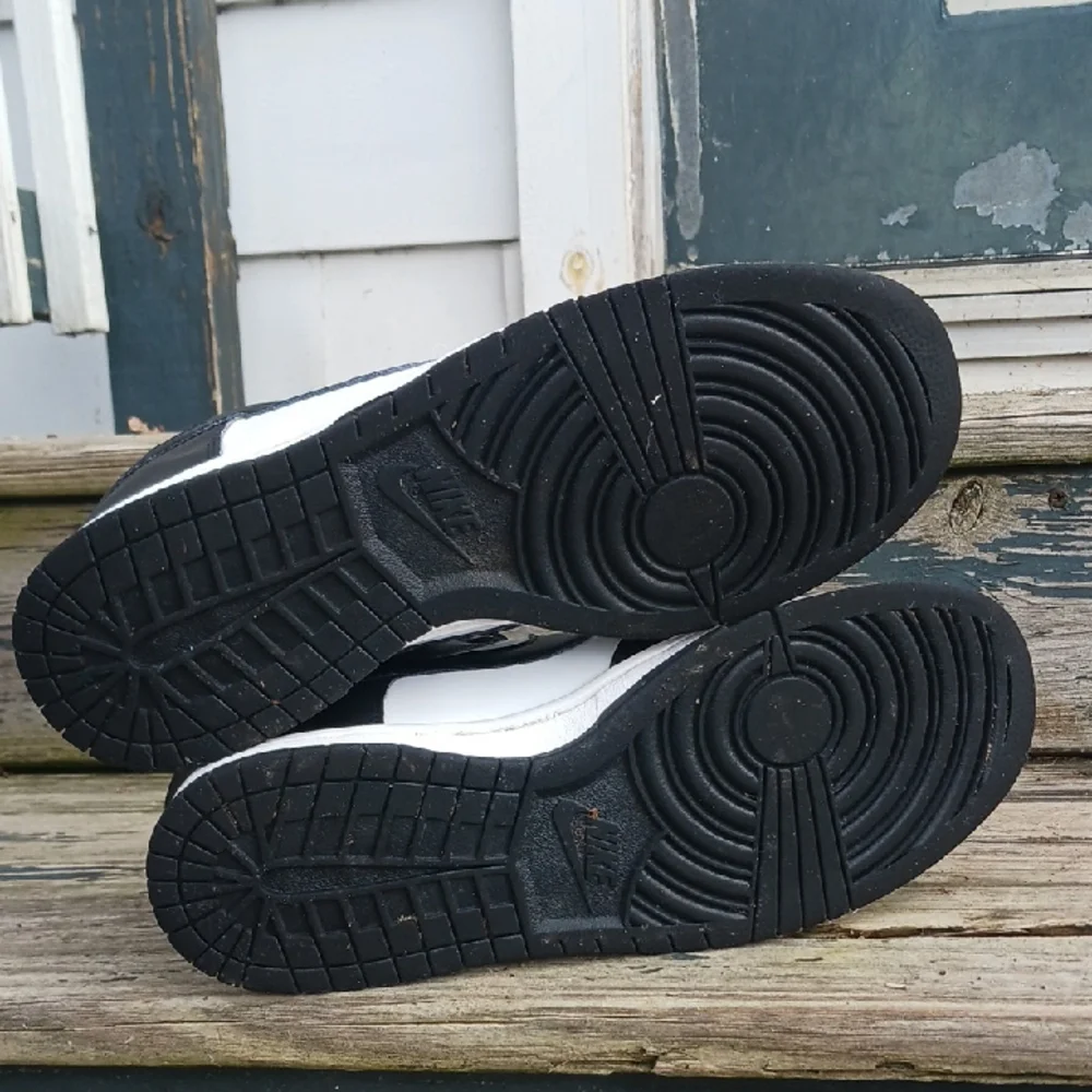 Nike Panda Dunk Black and White Low-Top Sneakers - Picture 5 of 6